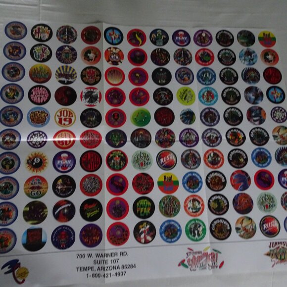 Milk Cap - Power Slammer Caps, Jurassic Dyno Promo Pack 1992 - Picture 7 of 12